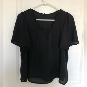 Banana Republic Factory Black Blouse